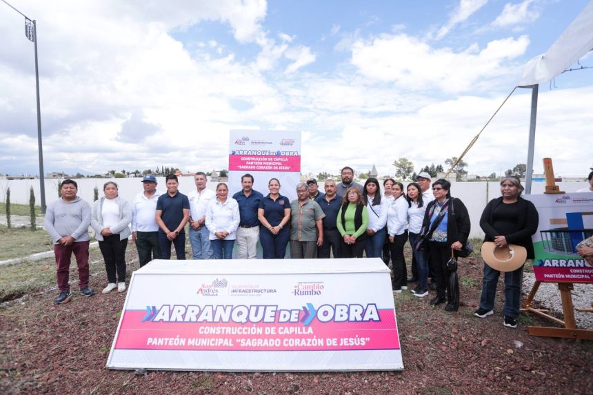 Ayuntamiento de San Andrés Cholula Inicia Construcción de Capilla en Panteón Municipal