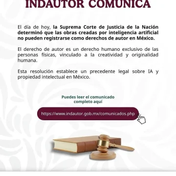 Solo las Personas Físicas Podrán Registrar Obras: Suprema Corte Define Alcance de Derechos de Autor
