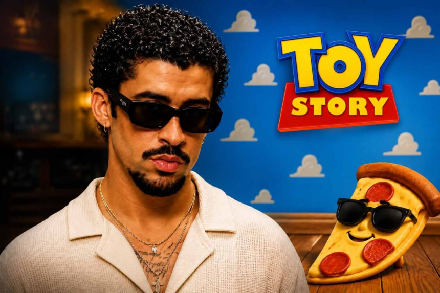 Bad-Bunny-entra-al-universo-de-Toy-Story-con-su-personaje-de-Pizza-con-gafas Bad Bunny se une al elenco de Toy Story 5 como “Pizza con Gafas de Sol”