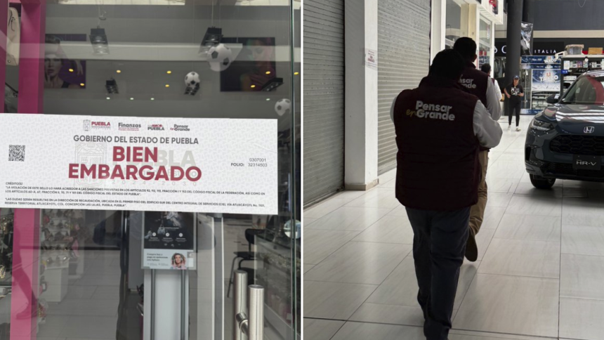 Embarga Gobierno del Estado a Plaza Dorada