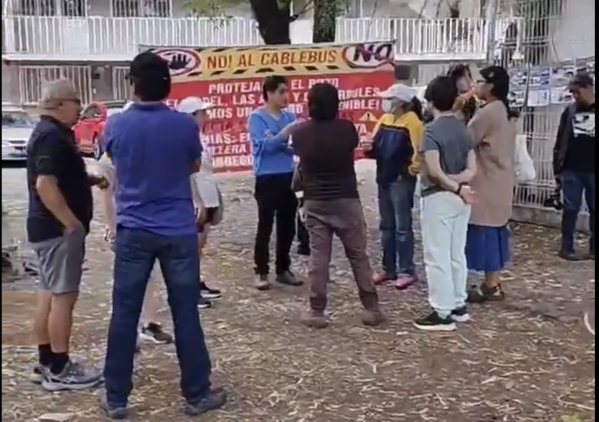 Disminuye notablemente la asistencia en protesta contra el Cablebús en Puebla