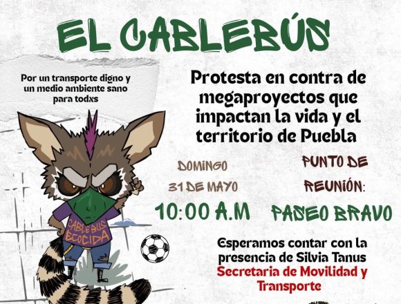 HJGOK88X0AAJJSt Movilizaciones contra el Cablebús en Puebla muestran baja participación ciudadana pese a activismo digital