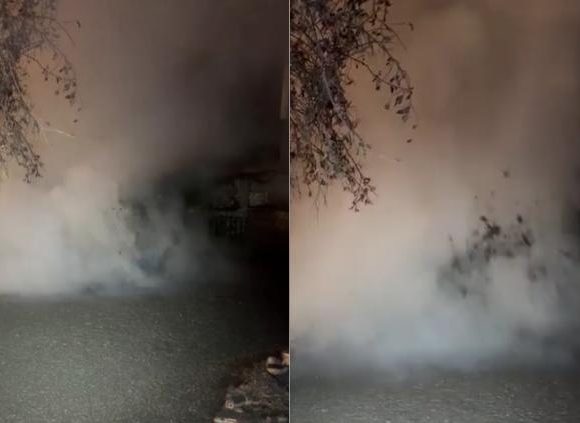 principal_geiser Géiser sorprende a habitantes de Ixtlán, Michoacán, al surgir en el patio de una vivienda