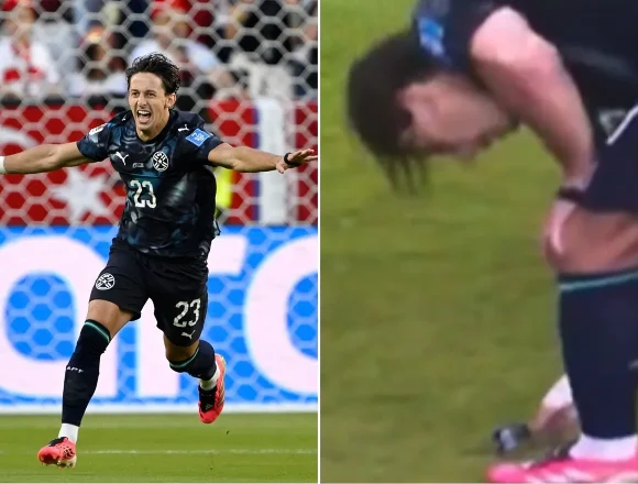 Jugador paraguayo protagoniza polémica por reloj del árbitro en partido contra Turquía en Mundial 2026