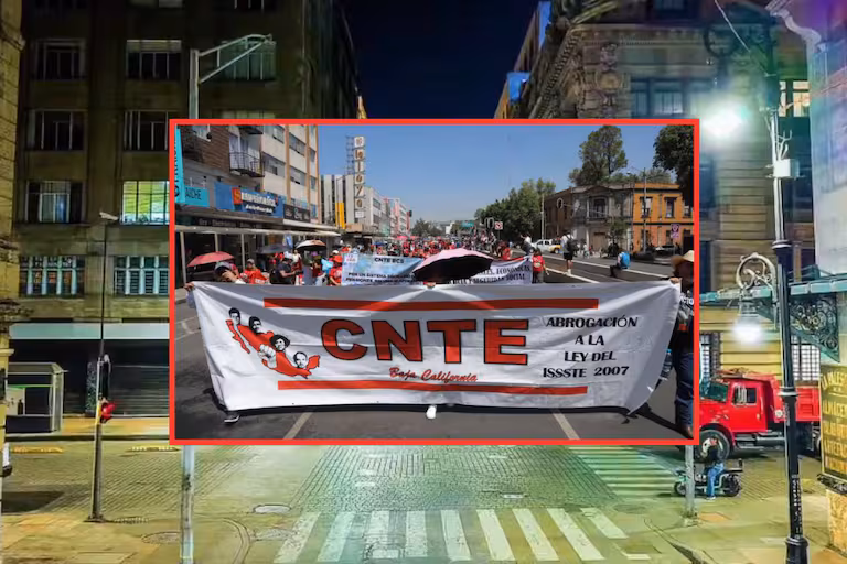 CNTE y Gobierno federal acuerdan entrega de 800 millones de pesos para Oaxaca; levantan plantón en el Centro Histórico de la CDMX
