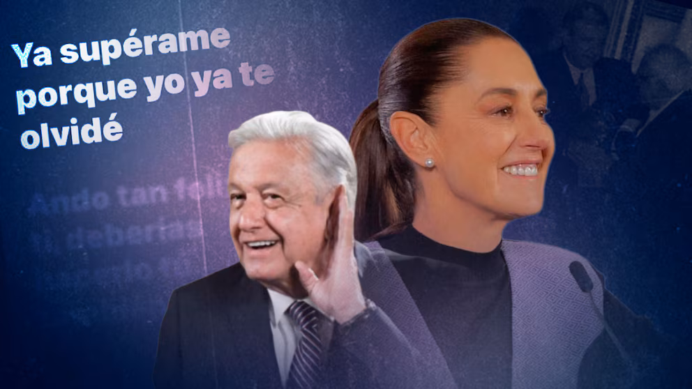 6RSE6FI2P5EALFRPOTV7KBPFVI Sheinbaum responde con música a polémica sobre entrevista de Monsiváis y AMLO