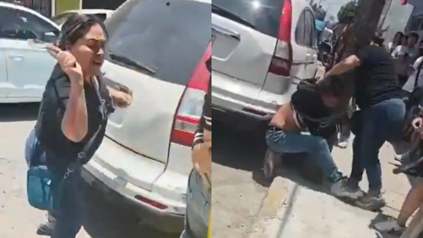 Madre castiga a su hijo tras ser sorprendido robando en Nezahualcóyotl