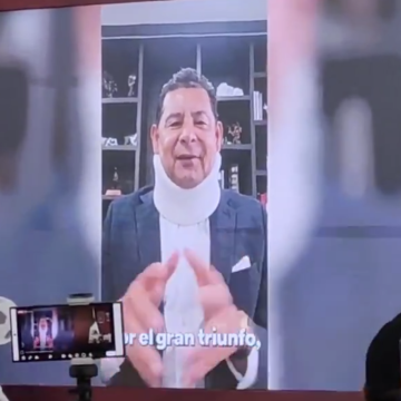 Gobierno de Puebla aclara uso de collarín por parte del Gobernador Armenta