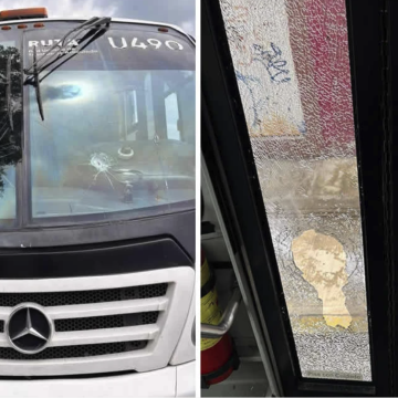 Conflicto vial en Puebla termina con agresión a unidad del RUTA sobre la 14 Sur