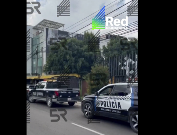 Balacera en la Recta a Cholula: Policía de San Andrés frustra robo a cuentahabiente cerca de la UDLAP