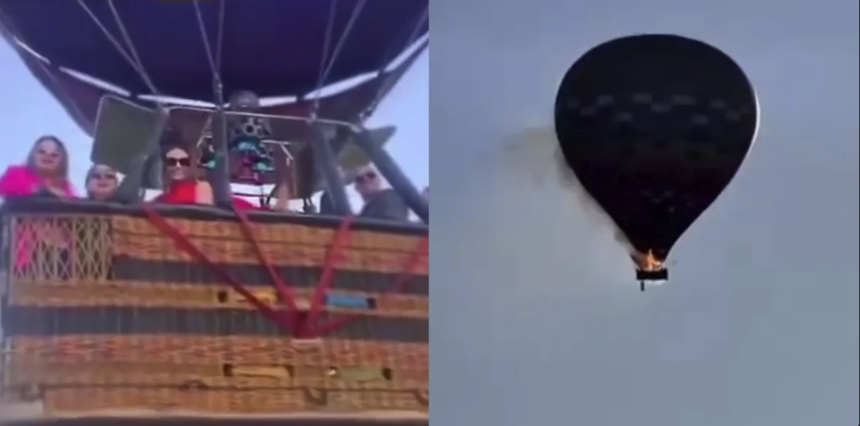 Ocho muertos en incendio de globo aerostático en Brasil; una persona se arrojó para salvarse