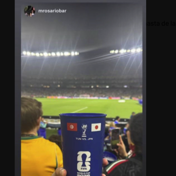 Hija del exgobernador Miguel Barbosa Huerta asiste a partido del Mundial en Monterrey