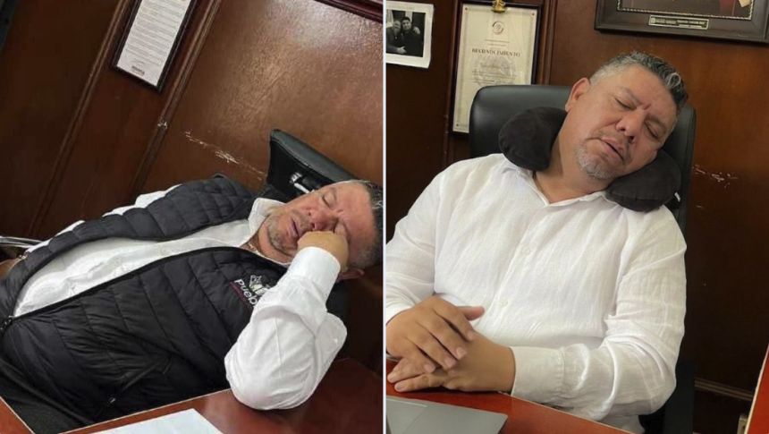 Regidor Andrés Cerón será entrevistado tras segunda imagen dormido en horario laboral