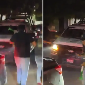 Policías de Apatzingán dispersan a aficionados con disparos durante festejos del Mundial