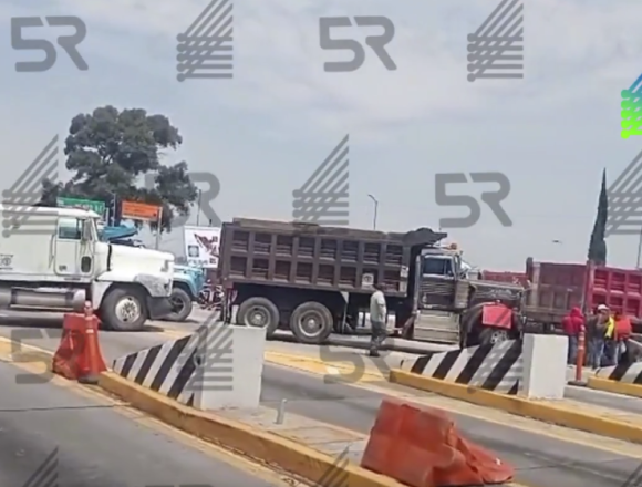 AMOTAC genera cierre parcial en caseta de San Marcos sobre la México-Puebla