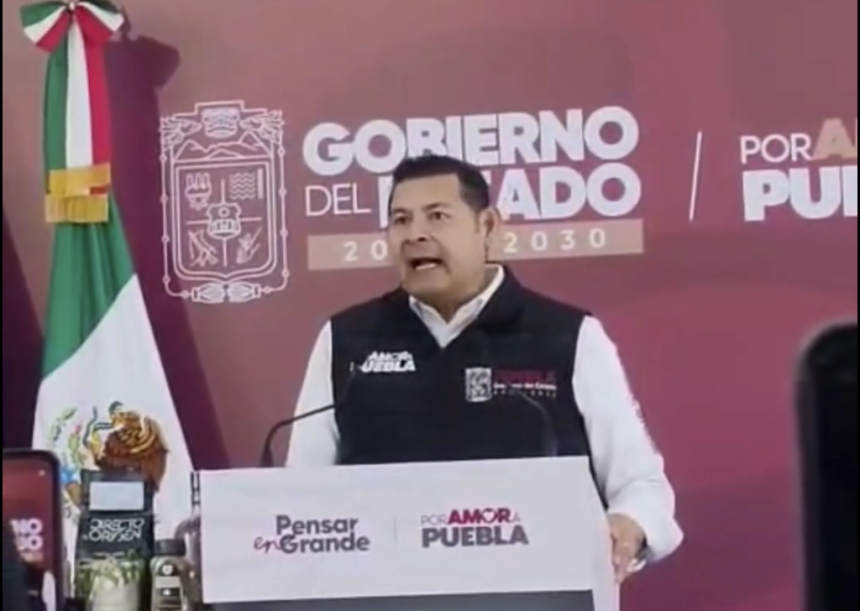 El gobernador Armenta critica duramente a la empresa Agua de Puebla tras inundaciones en la ciudad
