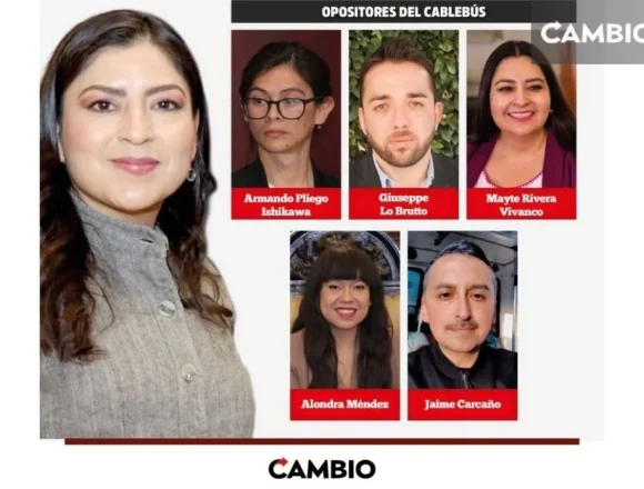 Claudia-Rivera-Vivanco-y-el-grupo-de-opositores-al-Cablebus Alfiles de la ex alcaldesa Claudia Rivera detrás de ataques contra el Cablebús en Puebla