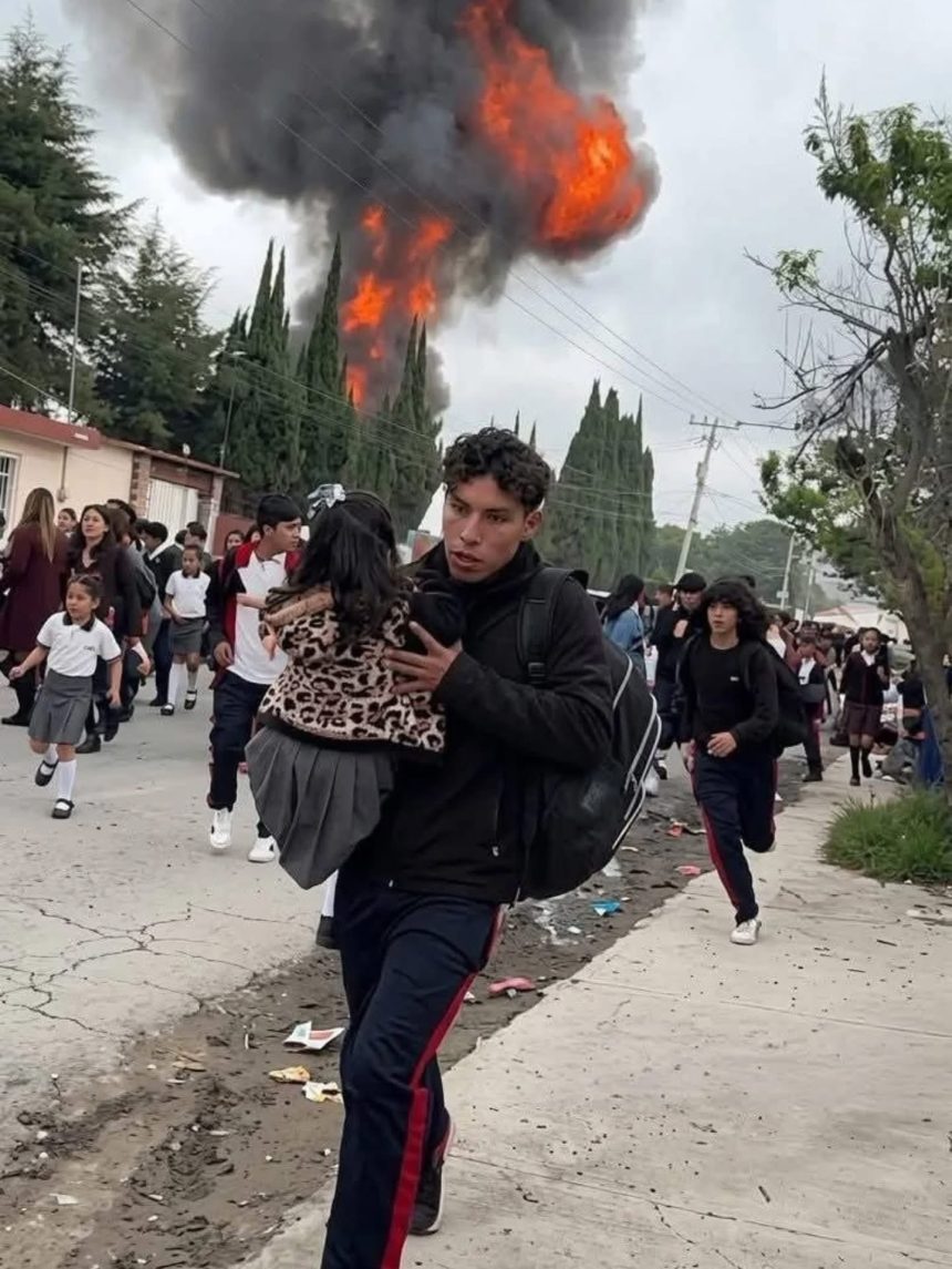 Estudiante de preparatoria actúa con valentía tras explosión en Tepeaca