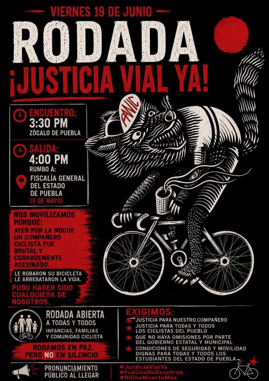 Asesinan a adulto mayor para robarle su bicicleta en Loma Linda, Puebla; convocan marcha