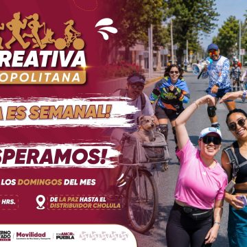 Movilidad_2406_2 Gobierno de Puebla anuncia que la Vía Recreativa Metropolitana será semanal a partir del 28 de junio