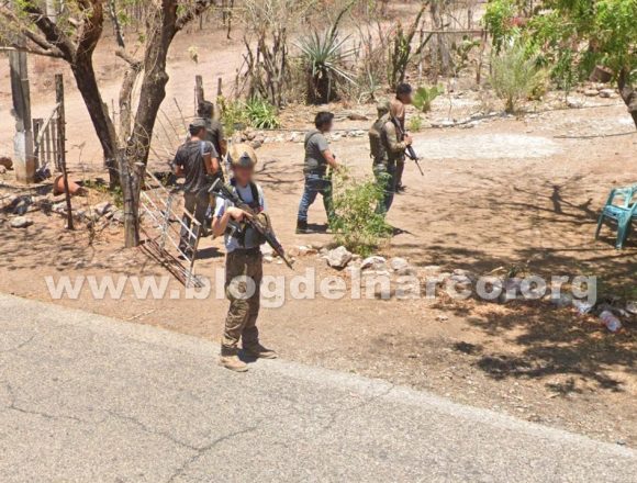 Vehículo de Google Street View registra presencia de sicarios del CJNG en carretera de Culiacán, Sinaloa