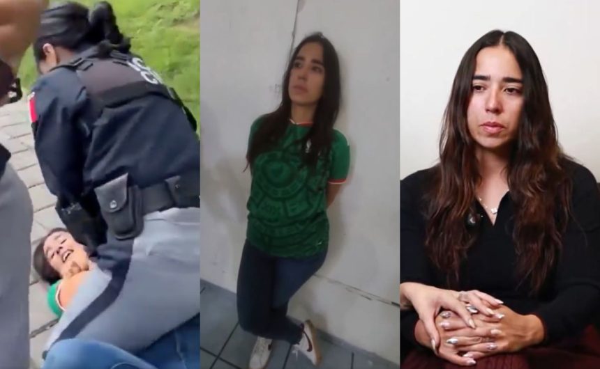 ariana-f-detenida-en-cholula Videos revelan presuntos antecedentes de incidentes protagonizados por Ariana F. y su familia en Oaxaca