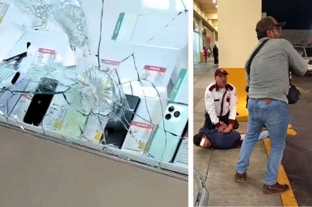 Robo y disparos en tienda Coppel de Cruz del Sur; detienen a un ladrón