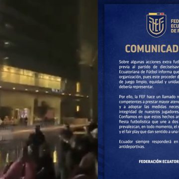 Federación Ecuatoriana de Fútbol presenta queja por hostigamiento en hotel de Ciudad de México