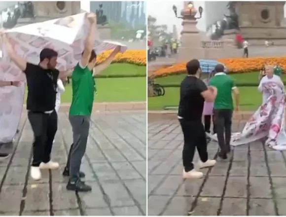 image-proxy Agresión a madres buscadoras y reportero en el Ángel de la Independencia tras partido inaugural del Mundial 2026