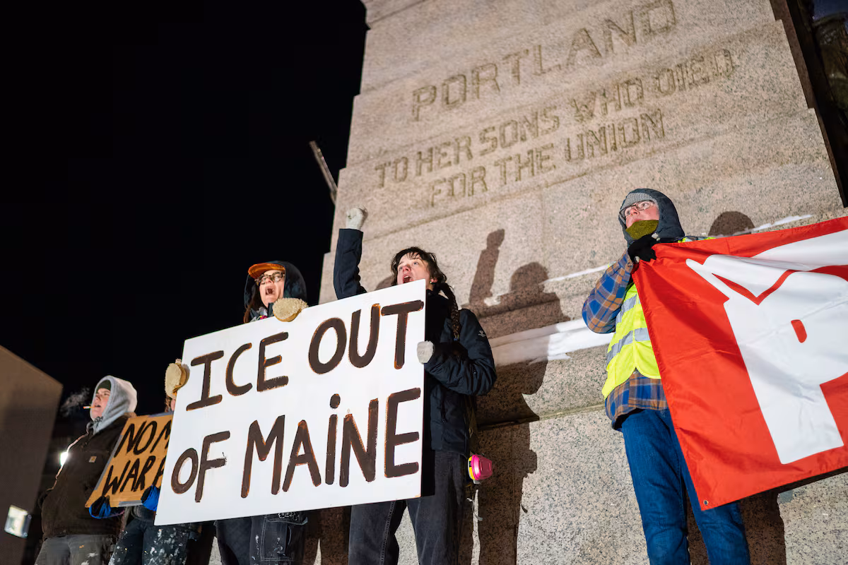 3NNMTCTMFVBPFMWXPIQBKHONNY Tiroteo en Biddeford, Maine, deja un muerto con participación del ICE