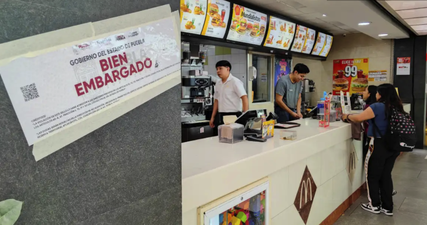 Gobierno de Puebla inicia retiro parcial de sellos de embargo en Plaza Dorada