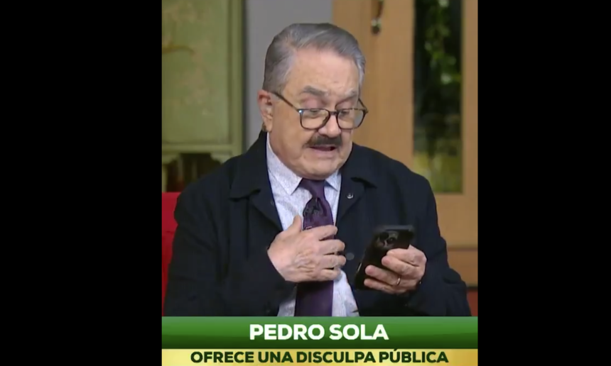 Pedro Sola ofrece disculpas tras polémica por comentario sobre perros