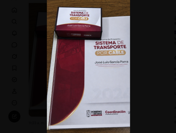 Gobierno de Puebla entrega informe sobre avance del Cablebús al Congreso estatal