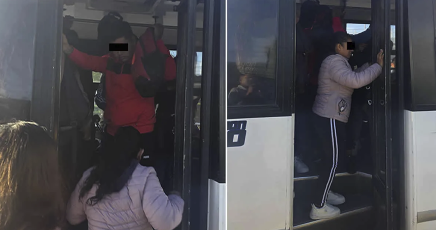 Pasajeros enfrentan a presuntos carteristas en la Ruta 14 sobre la Vía Atlixcáyotl; ladrones logran huir con pertenencias