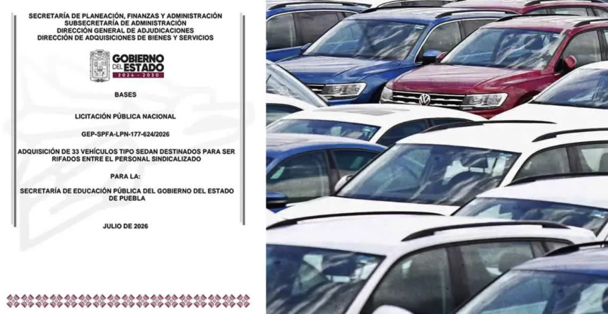 Captura-de-pantalla-2026-07-20-a-las-3.51.32-p.m Gobierno de Puebla licita 33 vehículos para rifarlos entre trabajadores sindicalizados de la SEP