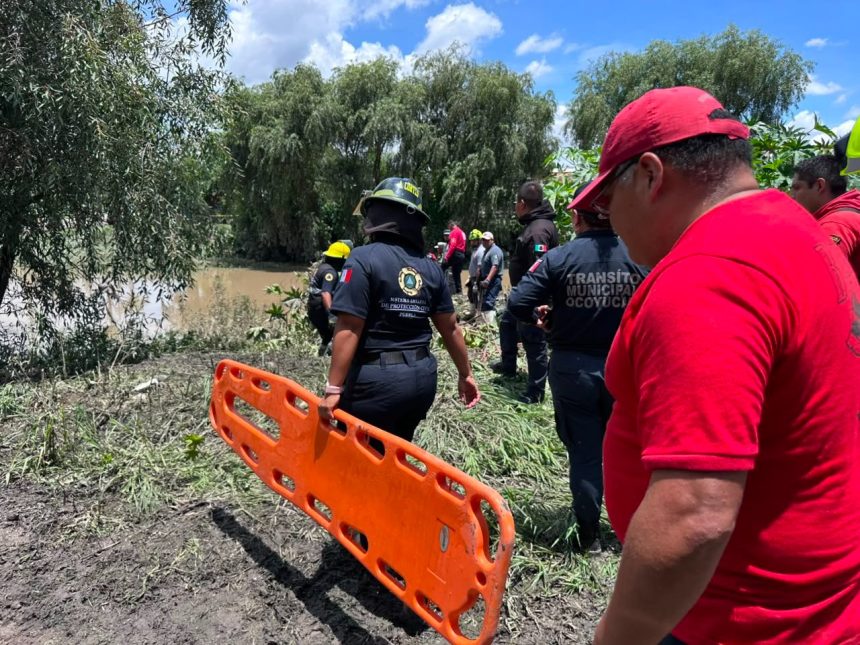Tres mujeres sin vida fueron halladas en patrulla arrastrada en Ocoyucan; policía permanece desaparecido