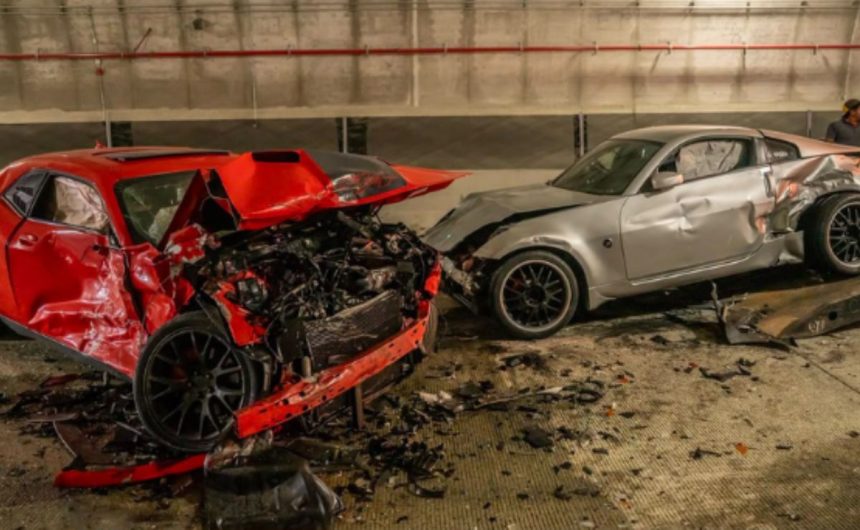 autos-deportivos-involucrados-en-choque-en-tijuana Carambola de autos deportivos en Tijuana deja un herido hospitalizado