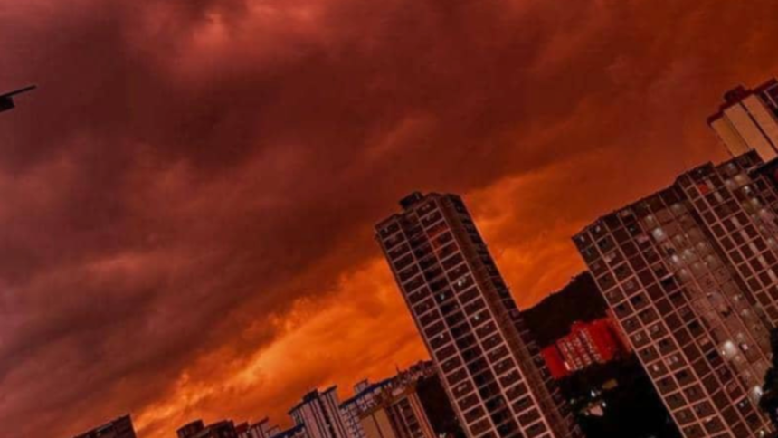 Cielo rojo en Venezuela tras sismos: explicación del fenómeno atmosférico