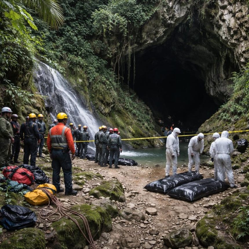 localizan-dos-cuerpos-sin-identificar-en-gruta-de-chichicazapan-puebla Rescate en Grutas de Chichicazapan podría prolongarse hasta 21 horas debido a condiciones extremas