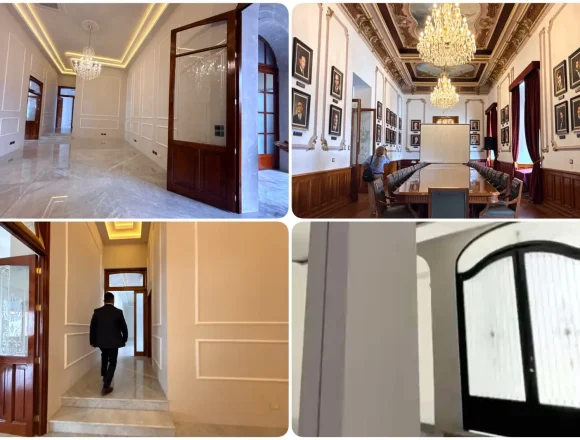 Gobernadora de Veracruz reconoce que remodelación del Palacio de Gobierno supera los 60 millones de pesos