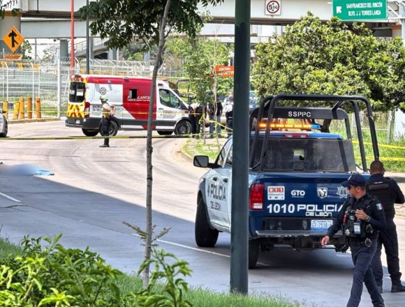 Policía vial de León fallece tras saltar del puente del libramiento José María Morelos; el hecho quedó registrado en video